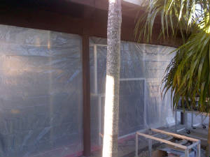 Temporary greenhouse FRONT